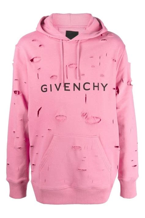 givenchy ripped hoodie white|Givenchy paris sleeveless hoodie.